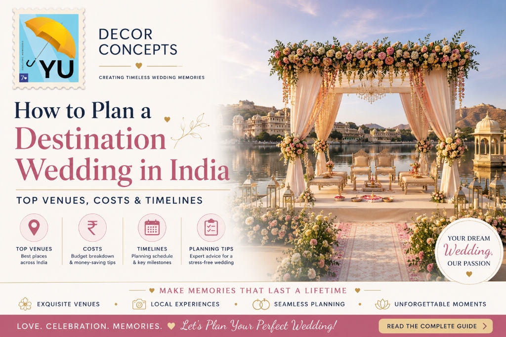 How to Plan a Destination Wedding in India: Top Venues, Costs & Timelines